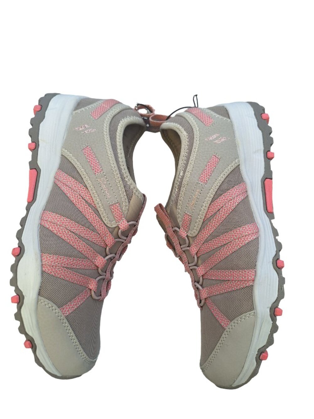 Skechers Seager Hiker Trail Hiking Sneakers Taupe Pink Sz 9 NWOT - Picture 4 of 8